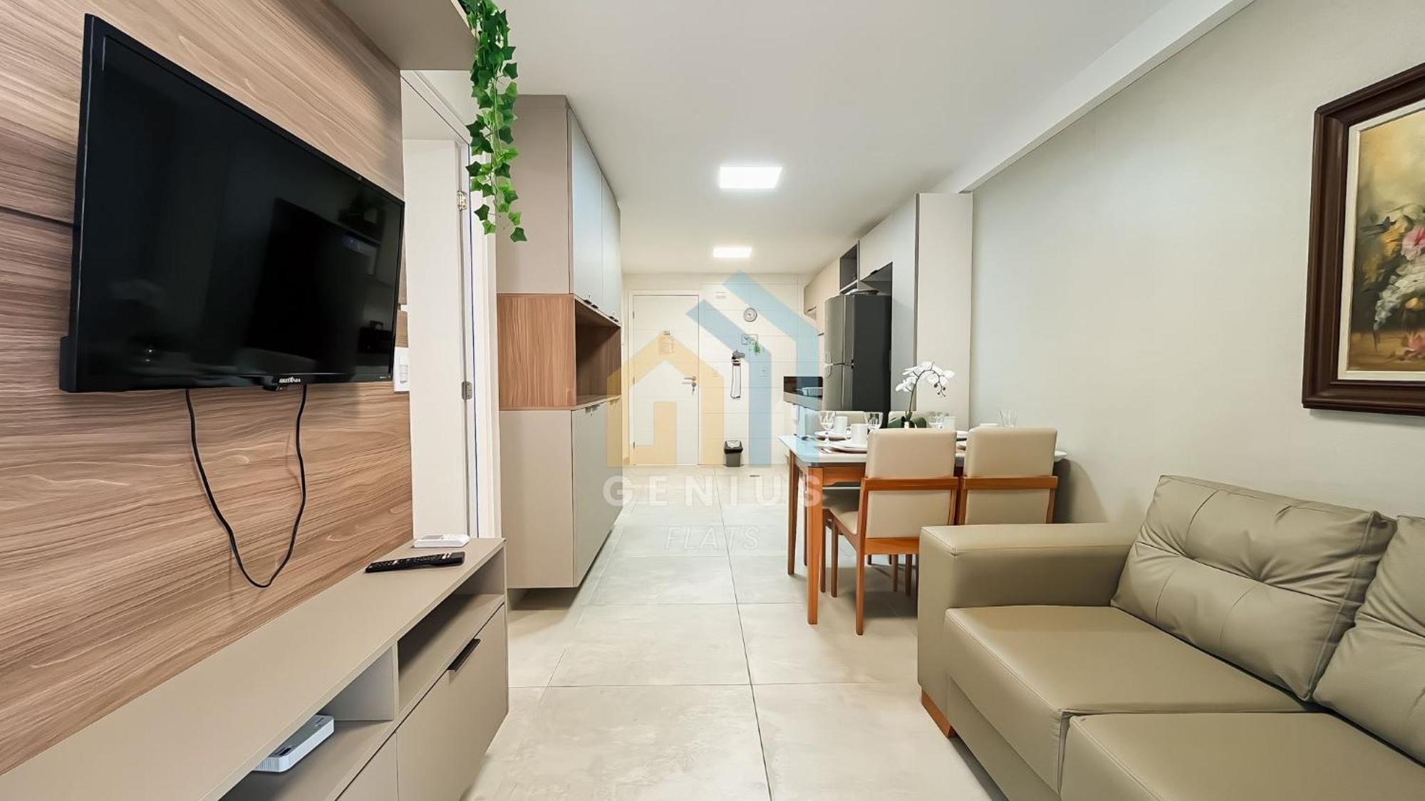 Apartamento de 2 Quartos com Varanda