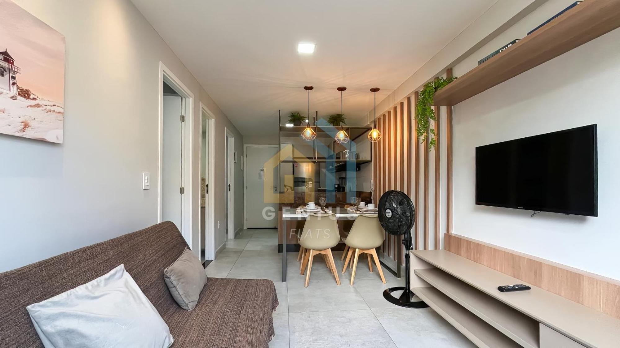 Apartamento Estúdio com 2 Quartos